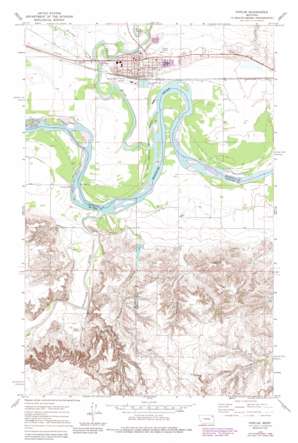 Poplar USGS topographic map 48105a2
