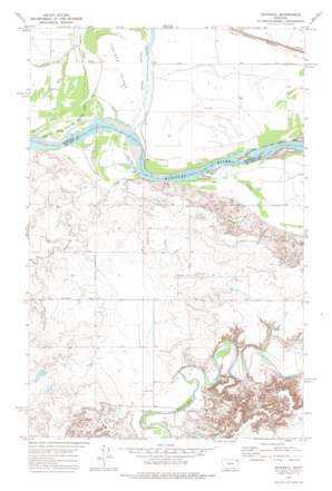 Poplar USGS topographic map 48105a3