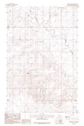 Windy Butte USGS topographic map 48105d3