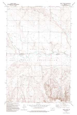 Jakes Coulee USGS topographic map 48105e5
