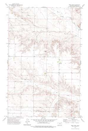 West Fork topo map