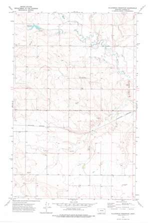 Killenbeck Reservoir USGS topographic map 48105g6