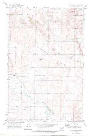 Horseshoe Basin USGS topographic map 48105g8