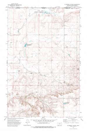 Whitetail USGS topographic map 48105h3