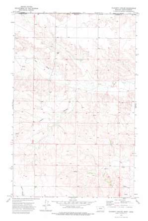 Flaherty Coulee USGS topographic map 48105h8