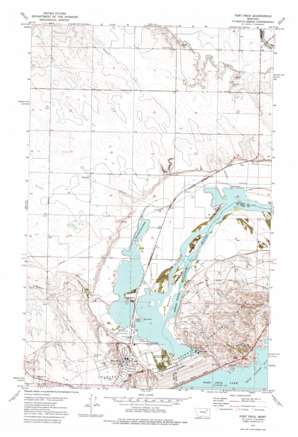 Fort Peck topo map