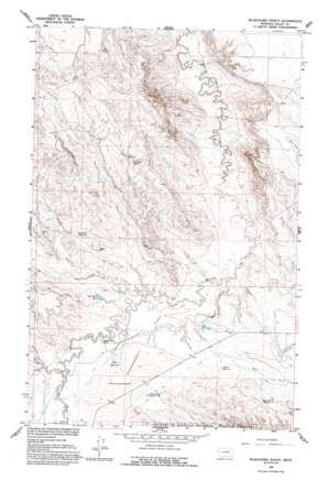Blanchard Ranch topo map