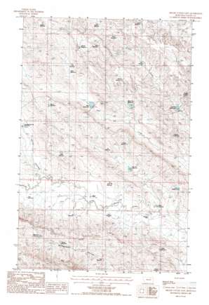 Miller Coulee East USGS topographic map 48106a7