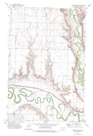 Lindeke Coulee USGS topographic map 48106b4