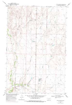 Hawk Coulee USGS topographic map 48106c5