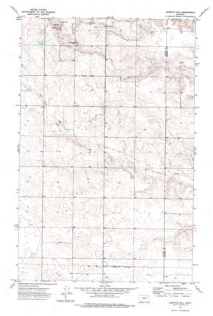 Johnnys Hill USGS topographic map 48106f1