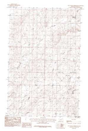 Last Chance Reservoir USGS topographic map 48106g7