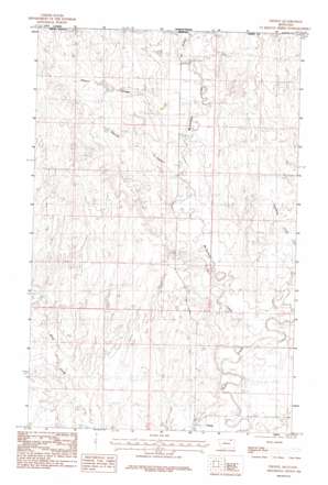 Thoeny USGS topographic map 48106h8