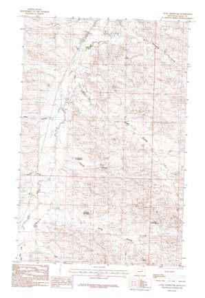 Craig Reservoir topo map
