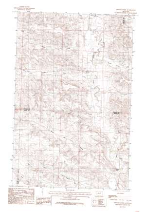 Spencer Point topo map