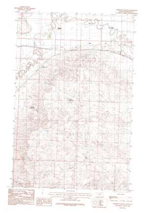 Robinson Ranch topo map