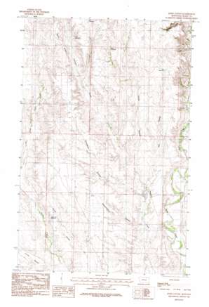 Jones Coulee USGS topographic map 48107e1