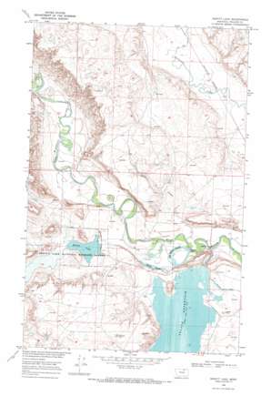 Hewitt Lake topo map
