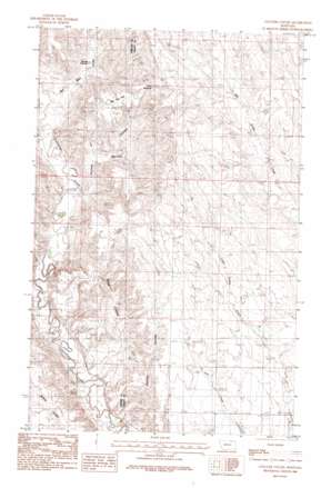 Coulter Coulee topo map