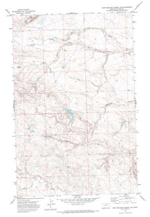 Fort Belknap Agency SE USGS topographic map 48108c7