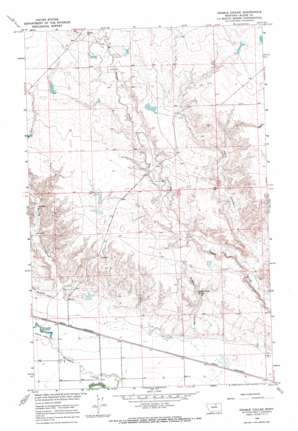Grable Coulee topo map