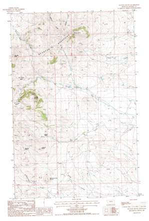 Suction Butte topo map