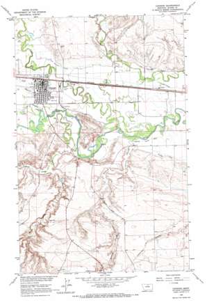 Chinook topo map