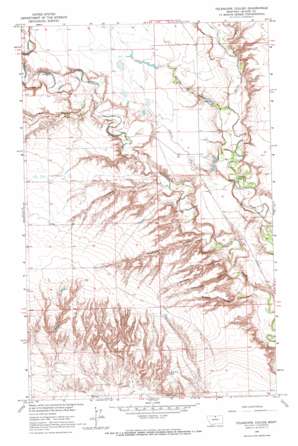 Telescope Coulee topo map