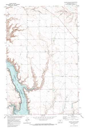 Kiehns Coulee USGS topographic map 48109f8