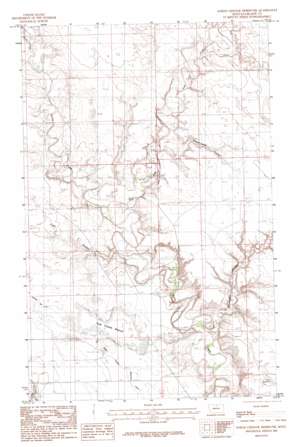 North Chinook Res. topo map