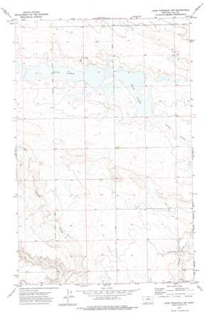 Lake Thibadeau Sw USGS topographic map 48109g6