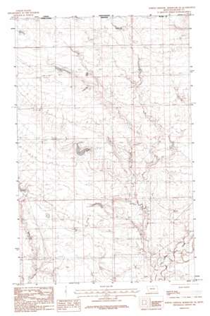 North Chinook Reservoir NE USGS topographic map 48109h3