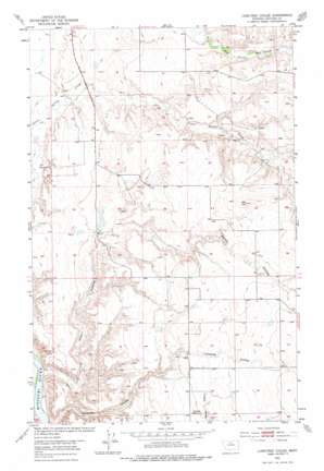 Lonetree Coulee topo map