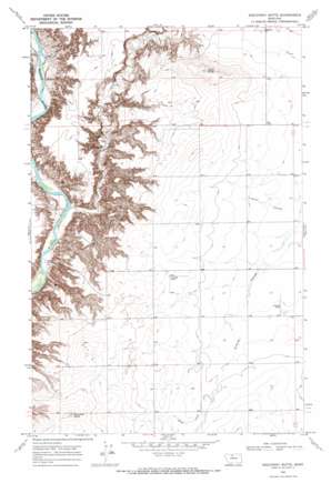 Discovery Butte topo map
