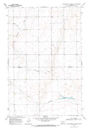 Fourteenmile Coulee Se topo map