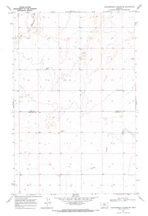 Fourteenmile Coulee SW USGS topographic map 48110c4