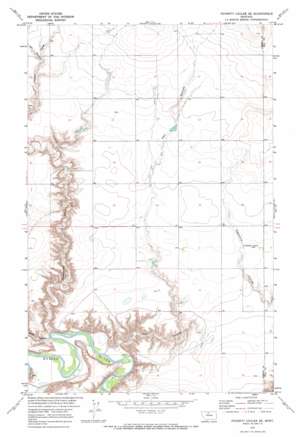Poverty Coulee Se topo map