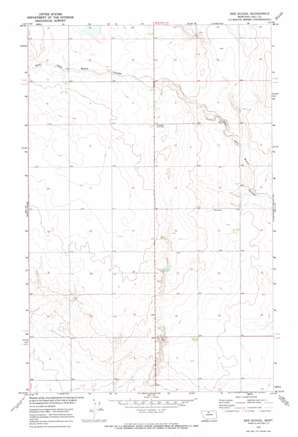 Rudyard USGS topographic map 48110d5