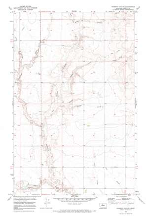 Poverty Coulee topo map
