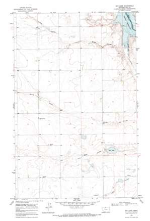 Dry Lake USGS topographic map 48110f2