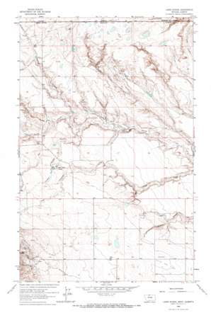 Bobcat Coulee NE USGS topographic map 48110h8
