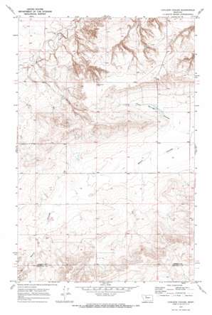 Carlson Coulee topo map