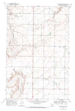 Pioneer School topo map