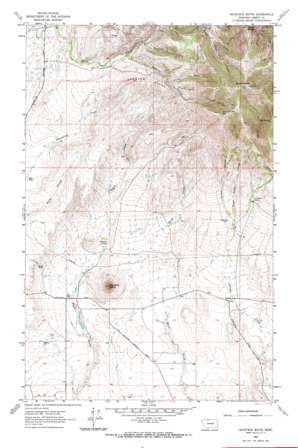 Haystack Butte topo map