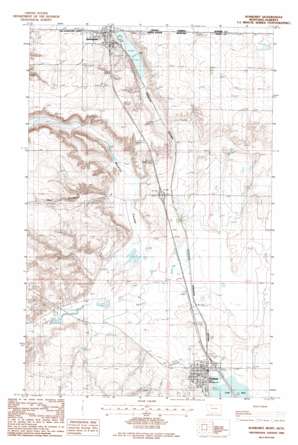 Sunburst USGS topographic map 48111h8