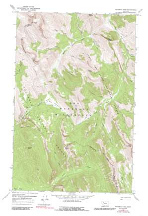 Gateway Pass USGS topographic map 48112a8