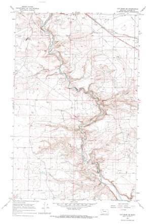 Cut Bank SE USGS topographic map 48112e3