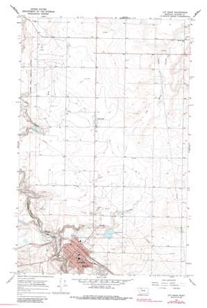 Cut Bank USGS topographic map 48112f3