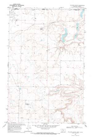 Hillside Colony USGS topographic map 48112h1