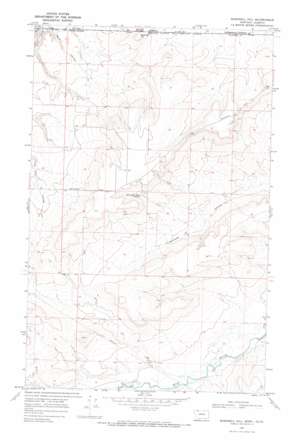 Bushnell Hill topo map